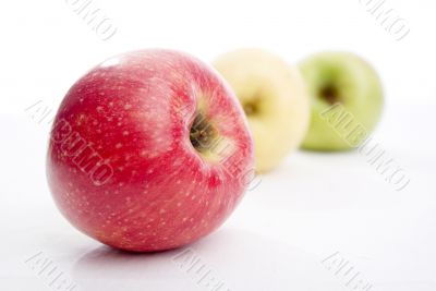 close-up red apple close-up red apple