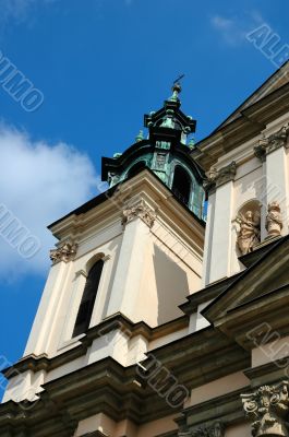 exterior of roman catholic cathedral church