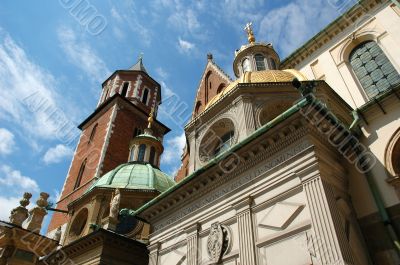 palace of polish king at krakow