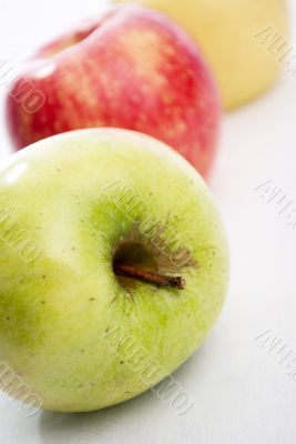 close-up green apple