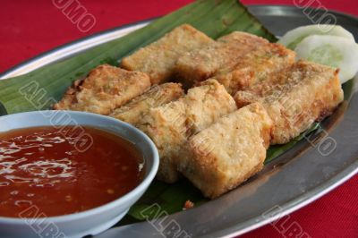 Fried tofu