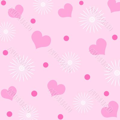 Hearts and flowers