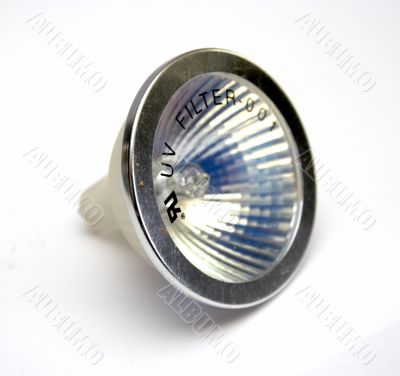 Fluorescent small spot light bulb