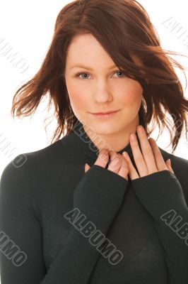 Portrait of young beautiful woman Portrait of young beautiful woman