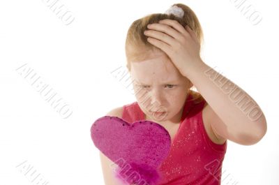 young girl discovers her first pimple young girl discovers her first pimple