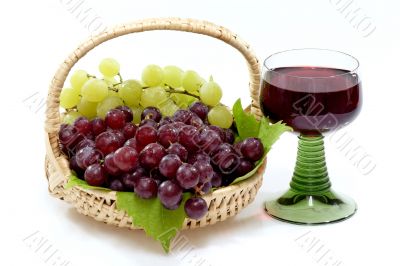 Grapes in a Basket