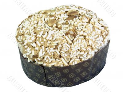Panettone Isolated Over White Panettone Isolated Over White
