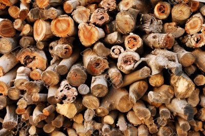 Stacked logs Stacked logs