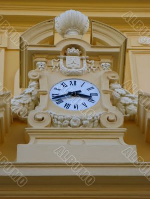City hall clock