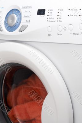 White washing machine