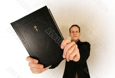 Man with bible