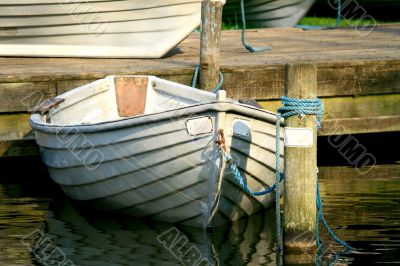 Anchored Row Boat