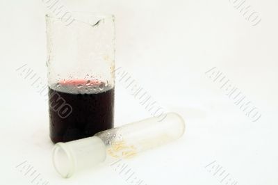 vial with blood