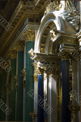 Interior of temple