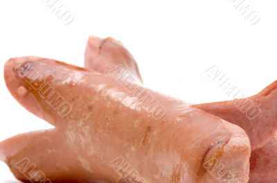 small sausage close up