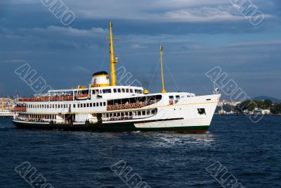 Ship in Bosphorus, Istanbul, Turkey