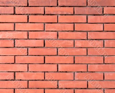 Fine red brick wall background texture