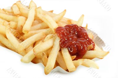 French Fries with Ketchup