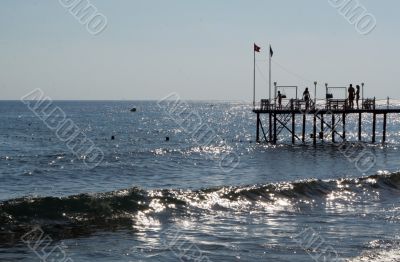 on pier on pier