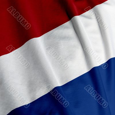 Dutch Flag Closeup