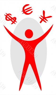Person and money