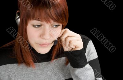 Call center girl Call center girl