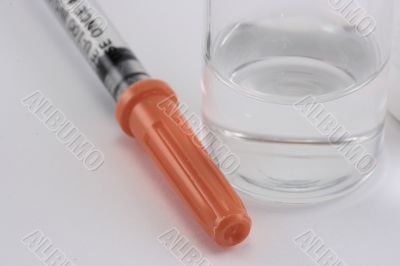 Needle and vial Needle and vial