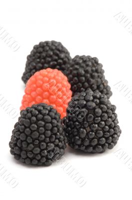fruit drops berry close up fruit drops berry close up