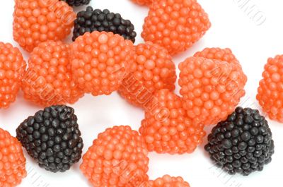 fruit drops berry