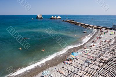 Beautiful pebbly beach Beautiful pebbly beach