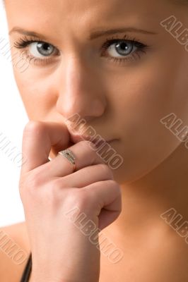 young woman portrait young woman portrait