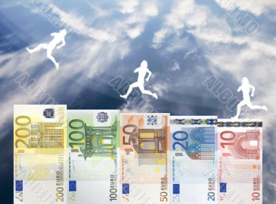 Raise of Euro money value