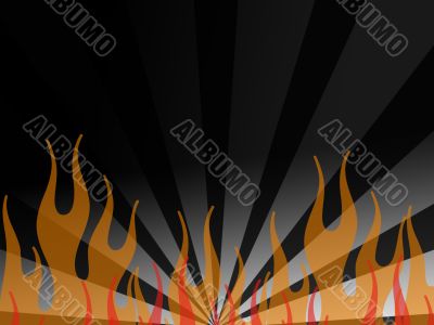 Orange flames page