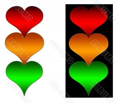Heart Traffic Lights