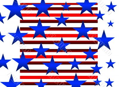 Stars and Stripes background