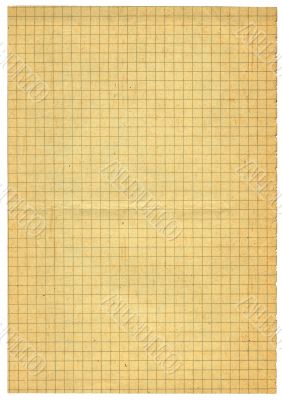 old squared paper