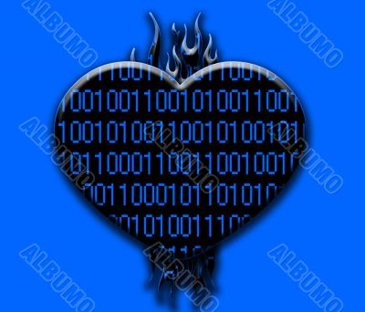 Flaming Binary Love Flaming Binary Love