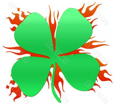 Flaming Shamrock Flaming Shamrock