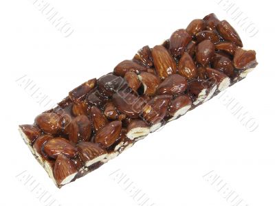 Almond Brittle Isolated