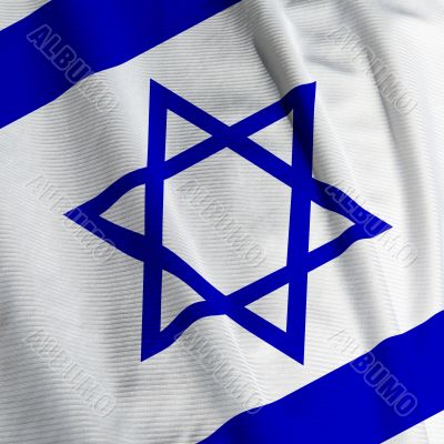 Israeli Flag Closeup