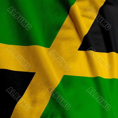Jamaican Flag Closeup