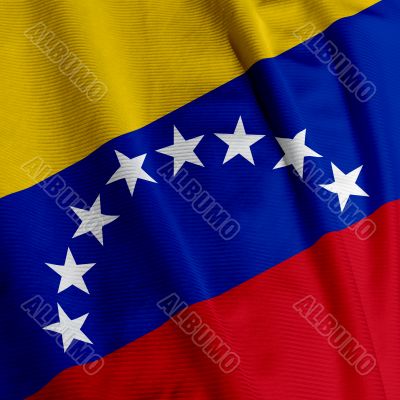 Venezuelan Flag Closeup