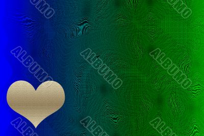 scene with texture and heart scene with texture and heart