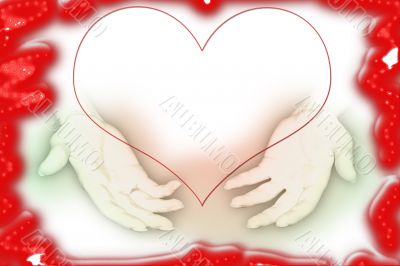 abstract background scene of the hands abstract background scene of the hands