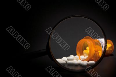 Prescription Medication Magnified