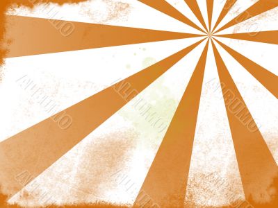 Orange grunge sunburst Orange grunge sunburst