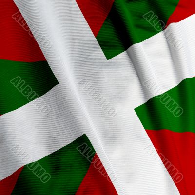 Basque Flag Closeup