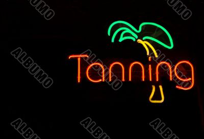 Neon Tanning Sign Neon Tanning Sign