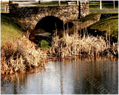 Cobblestone bridge