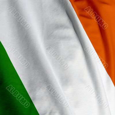 Irish Flag Closeup